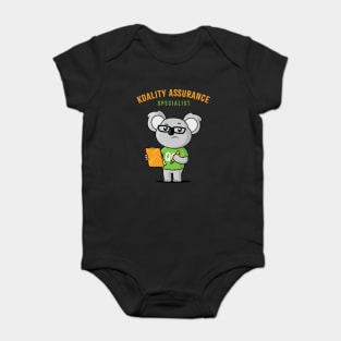 Koala Bear Quality Assurance Specialist Baby Bodysuit